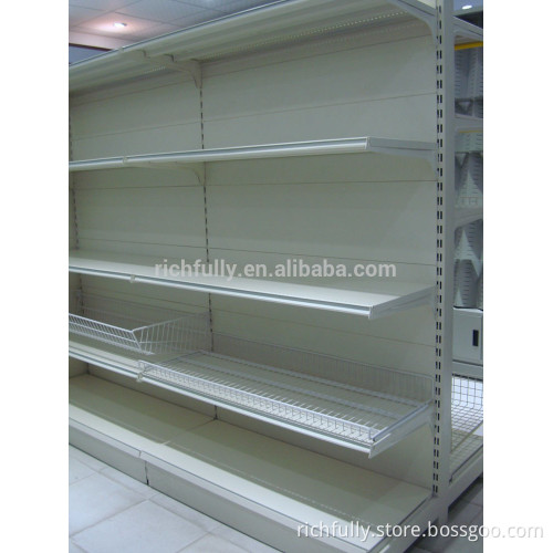 HOT SALE universal type 5 layers metallic supermarket gondola shelving in 100~120kg/layer